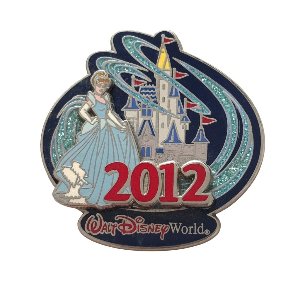 Disney Cinderella and‎ Castle Authentic 2012 Pin